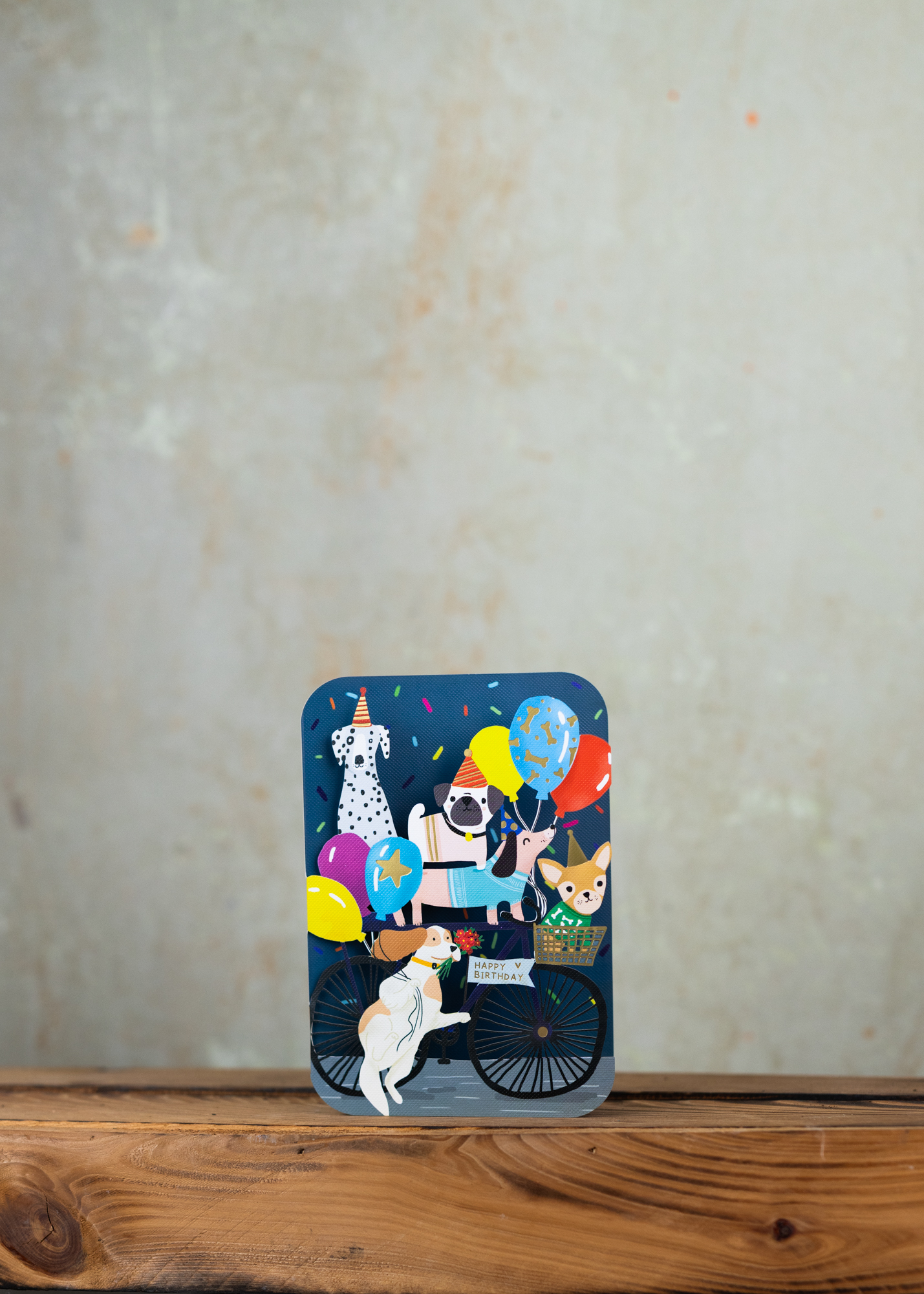 Grußkarte Happy Birthday Hunde