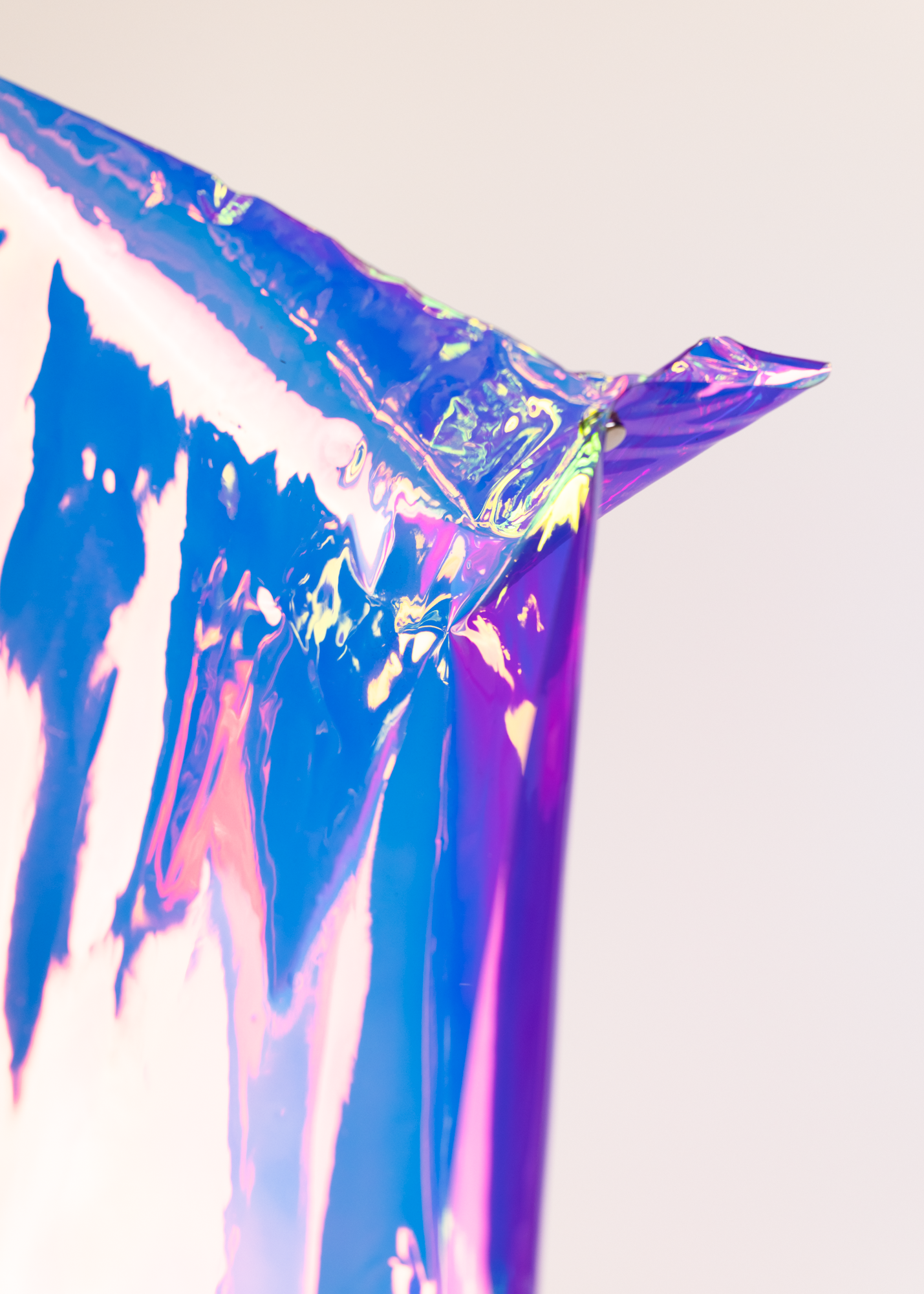 Holographie Umtopfmatte groß Holographic lila