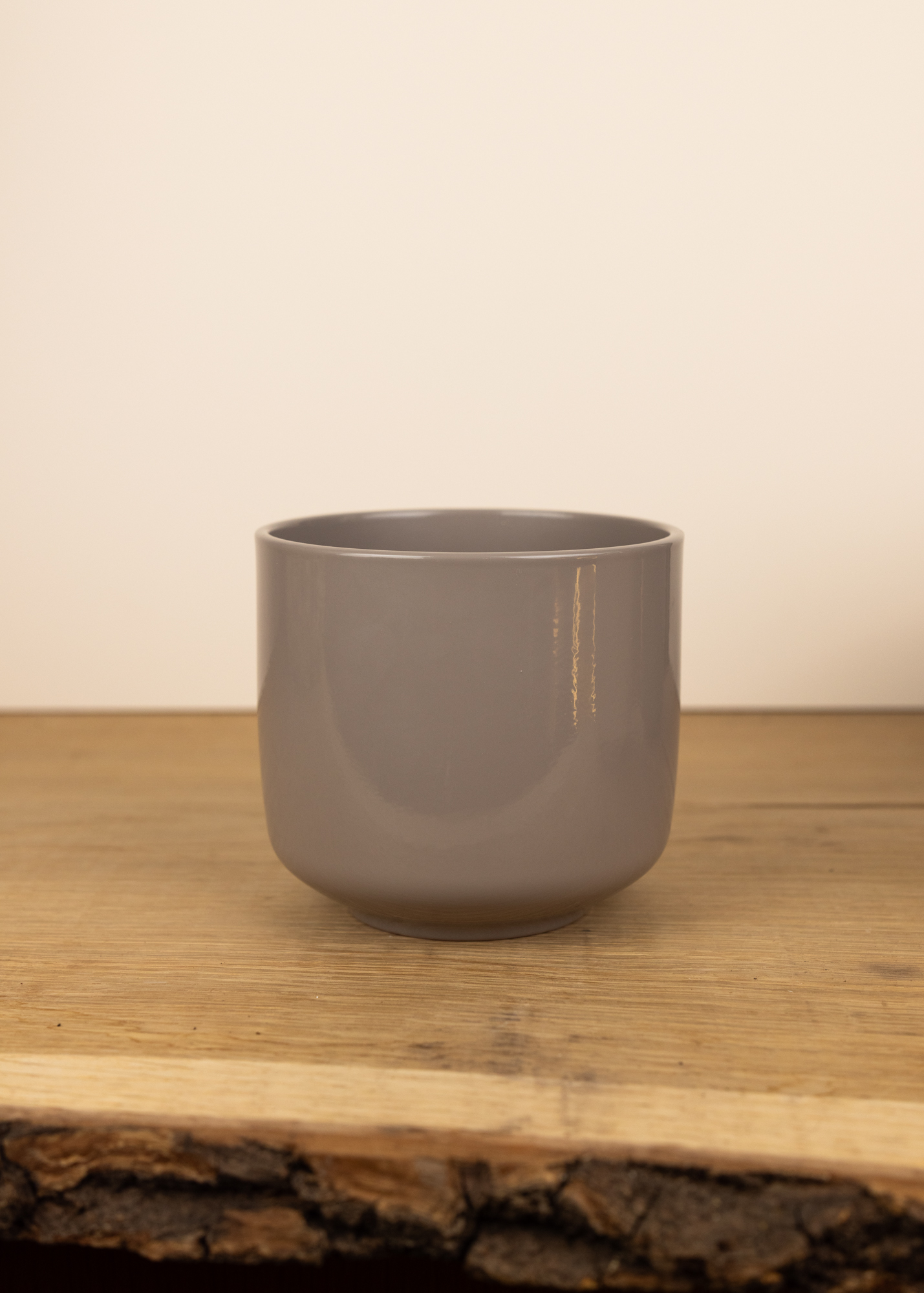 Bari Übertopf 13cm taupe