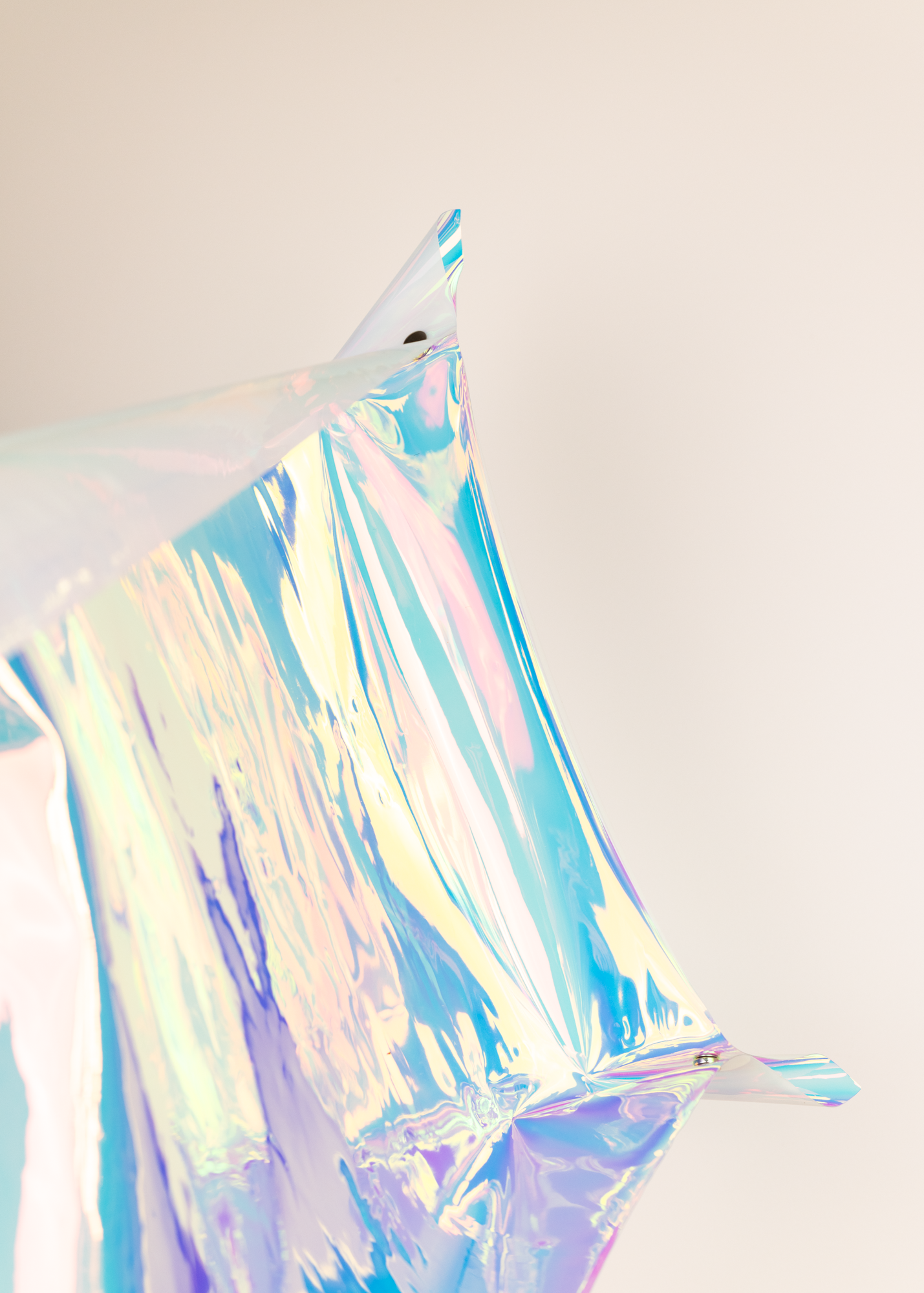 Holographie Umtopfmatte groß Holographic weiß
